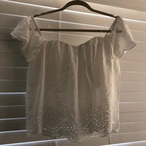 Off the shoulder Francesca’s top.